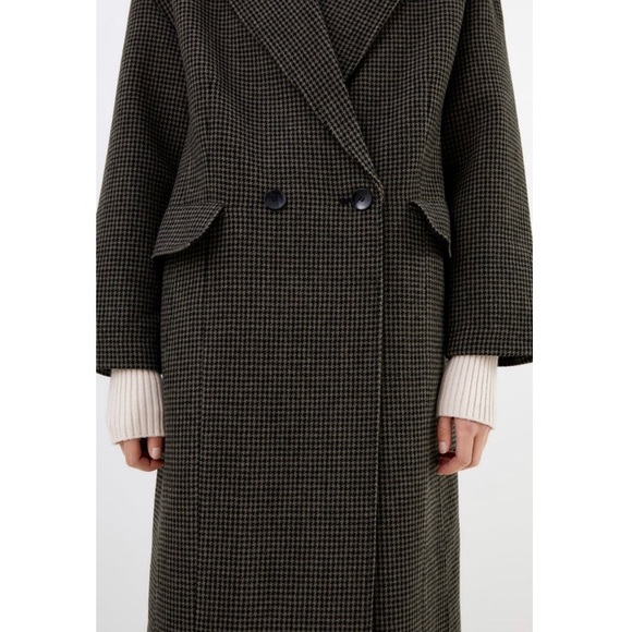ZARA Wool Blend Coat - Picture 2 of 8